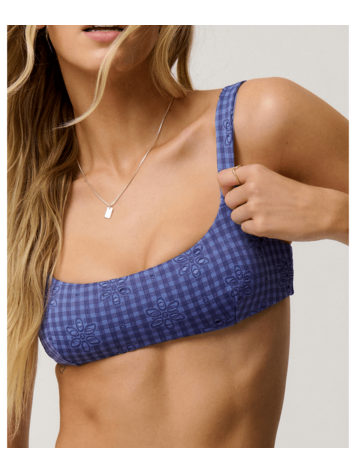 RIP CURL RIP CURL Dreams Broderie Multi Fit Crop Mid Blue
