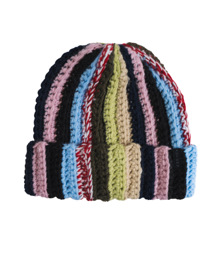 AUTUMN AUTUMN Patchwork Beanie Lemonade