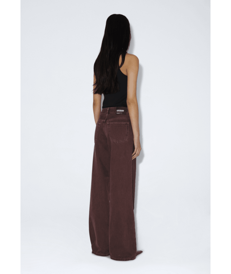 DR DENIM DR DENIM Denim Rhue Low Wide Washed Aubergine