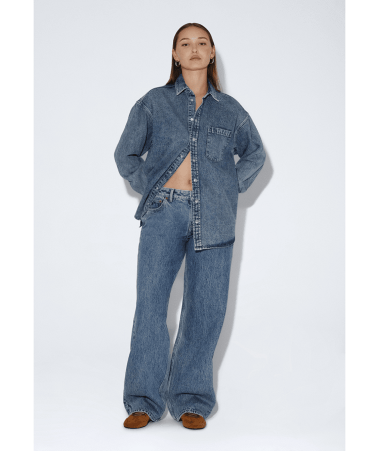 DR DENIM DR DENIM Denim Hill Low Relaxed Drift Sky Retro