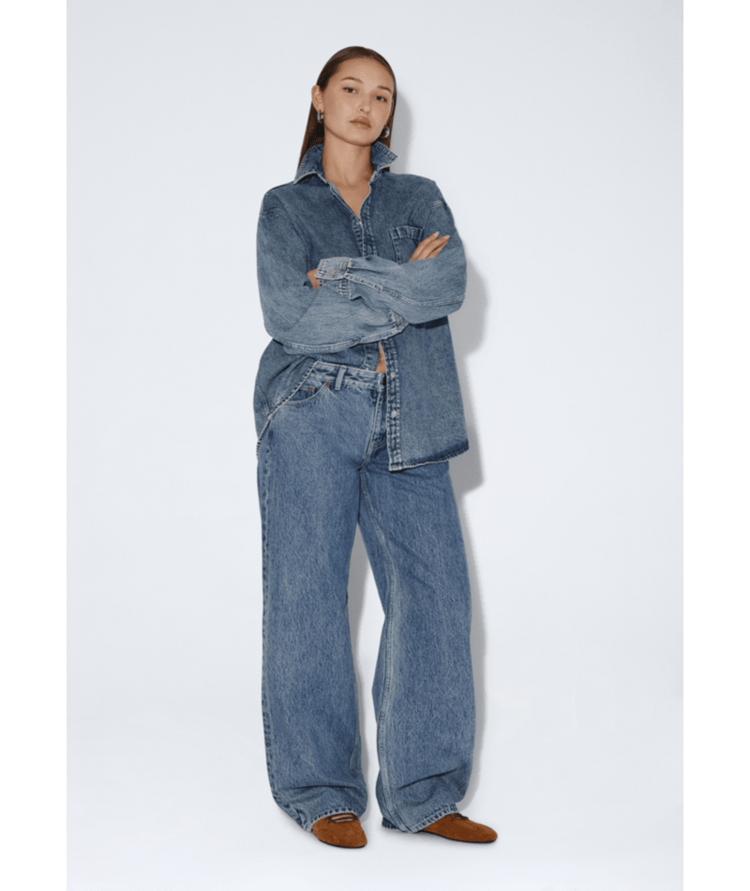 DR DENIM DR DENIM Denim Hill Low Relaxed Drift Sky Retro