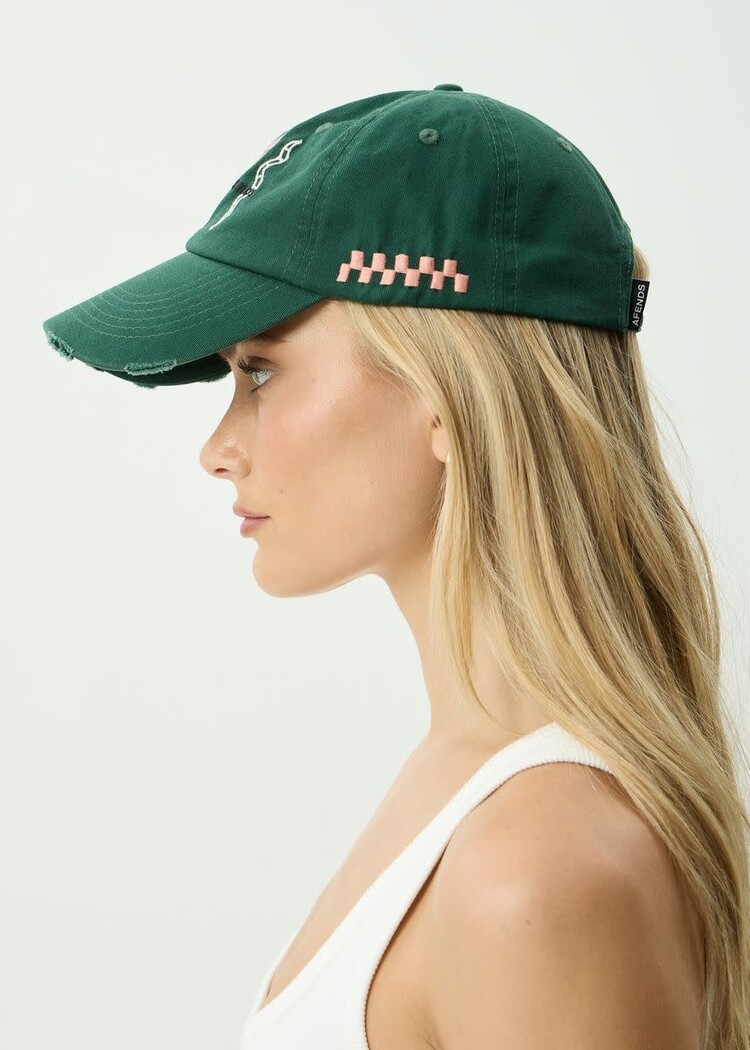 AFENDS 01B AFENDS REAL LIFE RECYCLED SIX PANEL CAP PINE