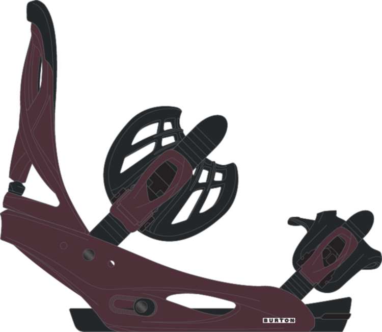 BURTON 2027 BURTON Women's Scribe Re:Flex Snowboard Bindings Rum Raisin
