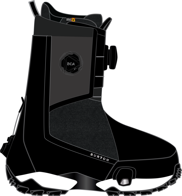 BURTON BURTON Men'S Highshot X Step On® Snowboard Boots Black