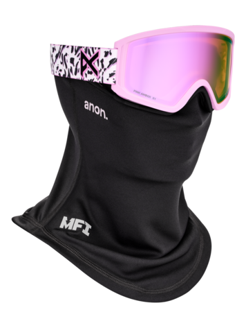 ANON ANON Tracker 2.0 Goggles + MFI® Face Mask Leopard Pink / Pink Amber