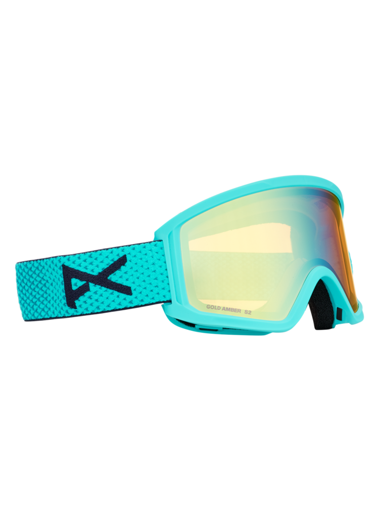 ANON ANON Tracker 2.0 Goggles + MFI® Face Mask Marine/Gold Amber