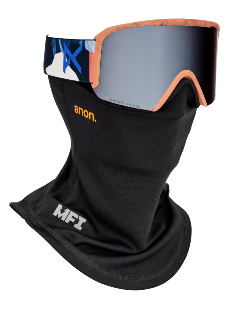 ANON ANON Nesa Goggles + Bonus Lens + MFI® Face Mask Marble Collage / Perceive Variable Blue