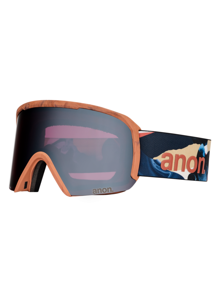 ANON ANON Nesa Goggles + Bonus Lens + MFI® Face Mask Marble Collage / Perceive Variable Blue