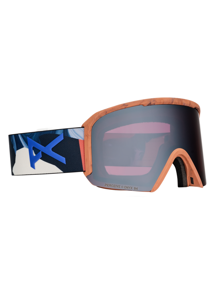 ANON ANON Nesa Goggles + Bonus Lens + MFI® Face Mask Marble Collage / Perceive Variable Blue