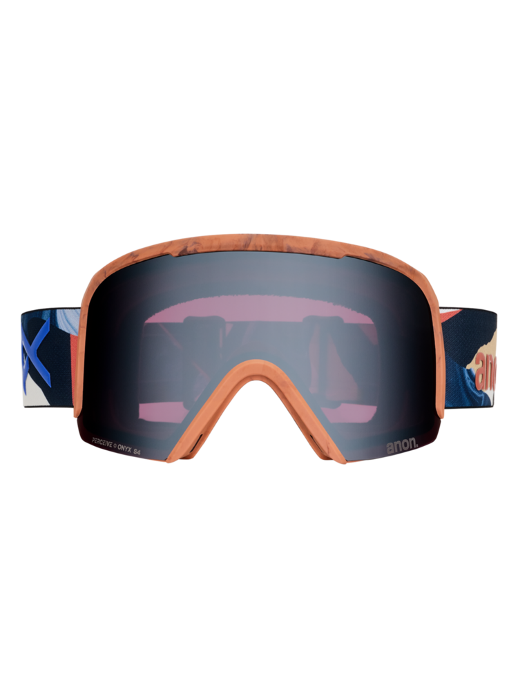 ANON ANON Nesa Goggles + Bonus Lens + MFI® Face Mask Marble Collage / Perceive Variable Blue