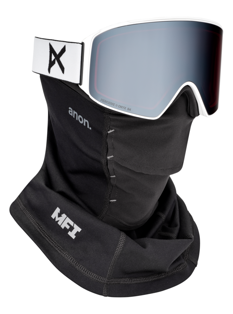 ANON ANON M4 Goggles (Cylindrical) + Bonus Lens + MFI® Face Mask White/Perceive Sunny Onyx
