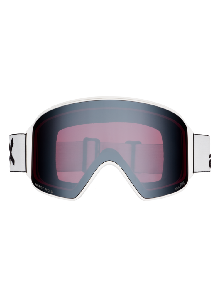 ANON ANON M4 Goggles (Cylindrical) + Bonus Lens + MFI® Face Mask White/Perceive Sunny Onyx