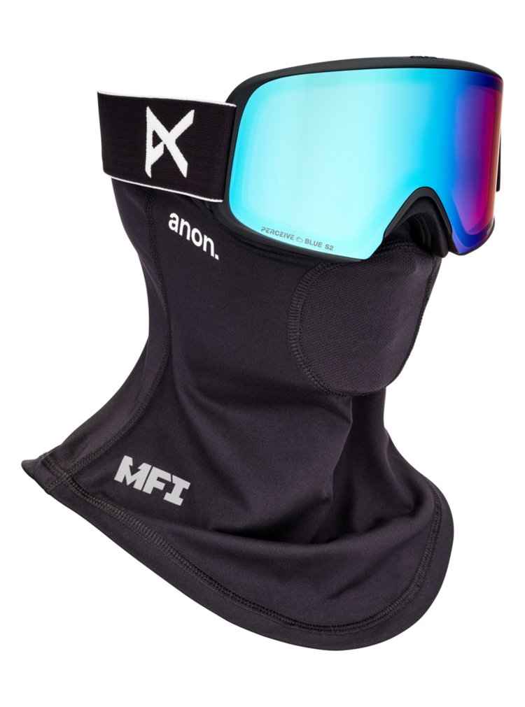 ANON ANON M6 Goggles + Bonus Lens + MFI® Face Mask Black/Perceive Variable Blue