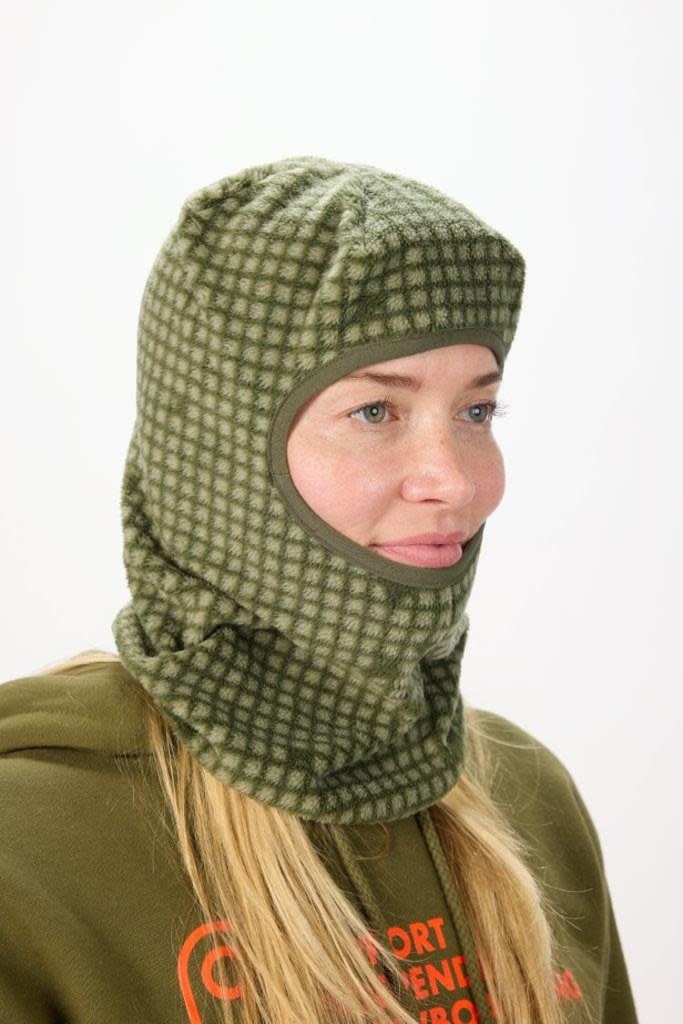 AIRBLASTER AIRBLASTER Cozy Fleece Face Tube Olive Grid