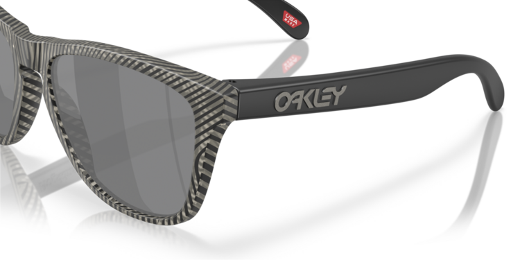OAKLEY OAKLEY Frogskins Matte Grey Ink Fingerprint Prizm Black