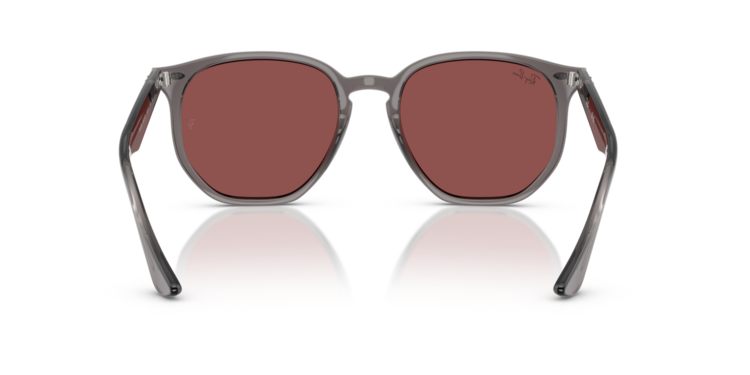 RAY-BAN RAY-BAN Rb4306 Opal Grey Dark Violet