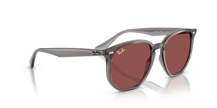 RAY-BAN RAY-BAN Rb4306 Opal Grey Dark Violet