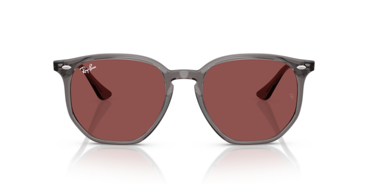 RAY-BAN RAY-BAN Rb4306 Opal Grey Dark Violet