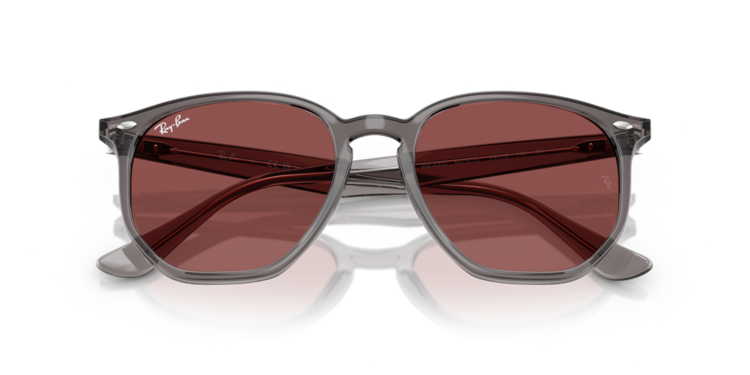 RAY-BAN RAY-BAN Rb4306 Opal Grey Dark Violet