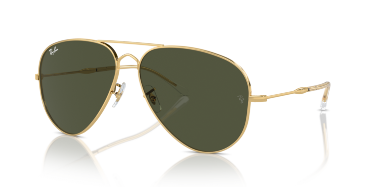 RAY-BAN RAY-BAN Old Aviator Arista Gold Green