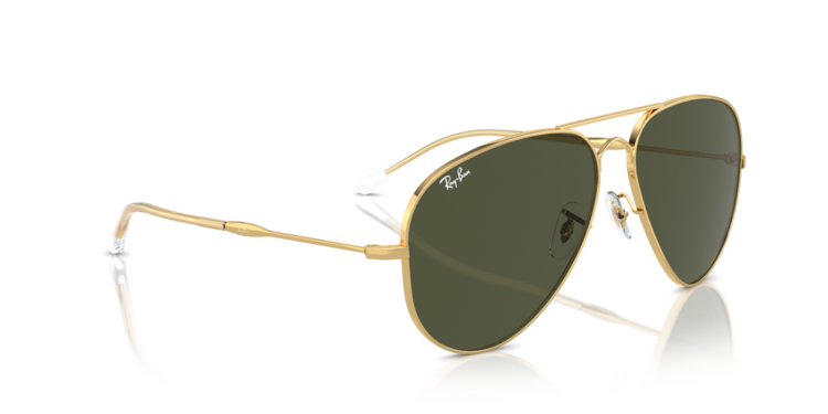 RAY-BAN RAY-BAN Old Aviator Arista Gold Green