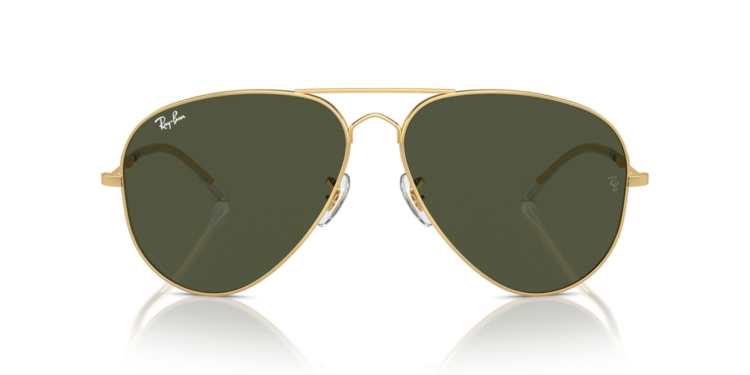 RAY-BAN RAY-BAN Old Aviator Arista Gold Green