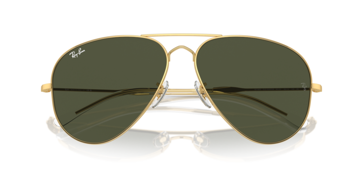 RAY-BAN RAY-BAN Old Aviator Arista Gold Green