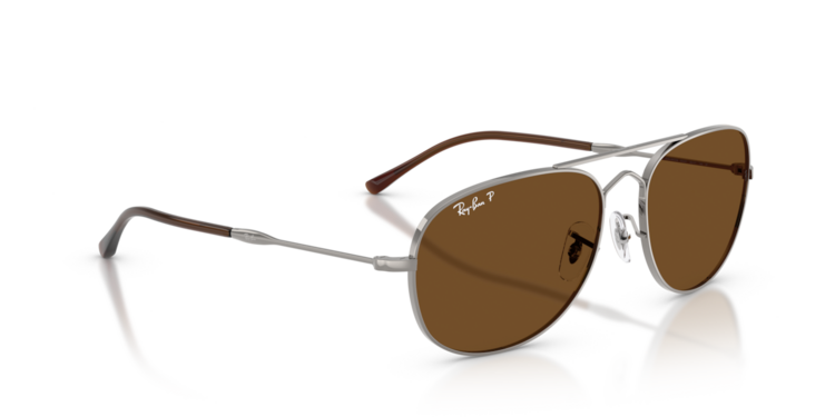 RAY-BAN RAY-BAN Bain Bridge Gunmetal Brown Polarized