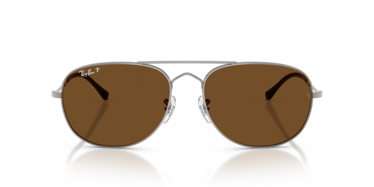RAY-BAN RAY-BAN Bain Bridge Gunmetal Brown Polarized