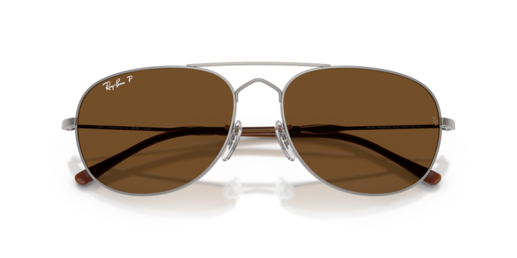 RAY-BAN RAY-BAN Bain Bridge Gunmetal Brown Polarized