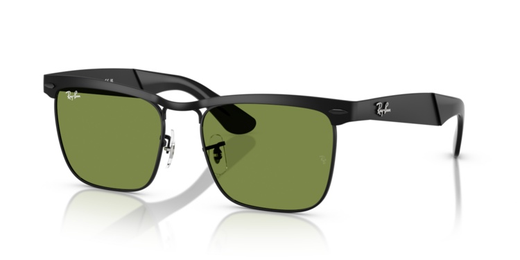 RAY-BAN RAY-BAN Wayfarer Deluxe Matte Black Green
