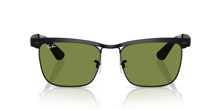 RAY-BAN RAY-BAN Wayfarer Deluxe Matte Black Green