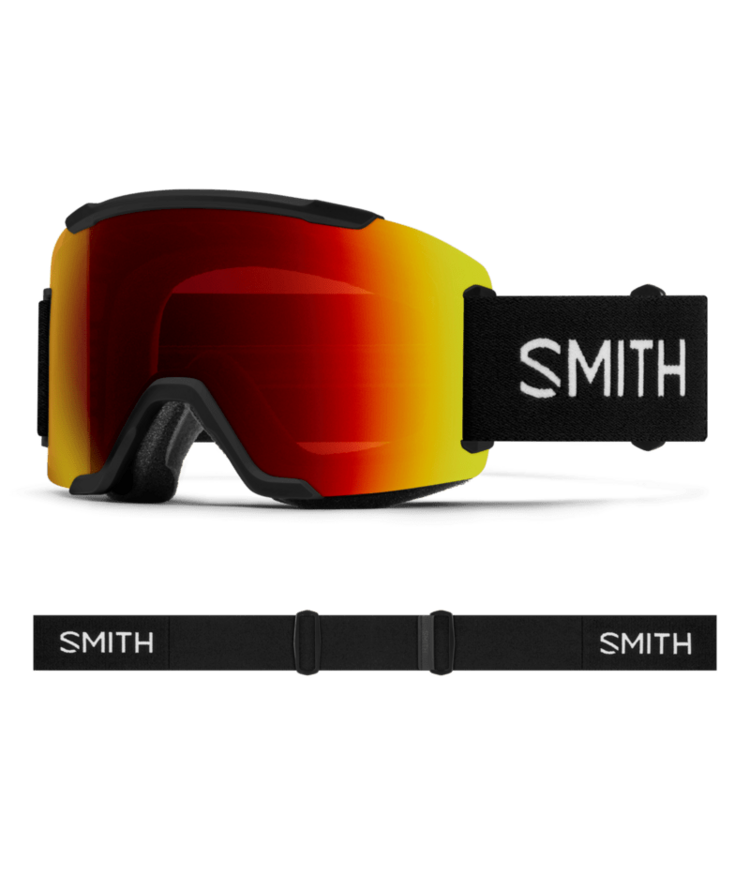 SMITH SMITH Squad Black | Chromapop Sun Red Mirror