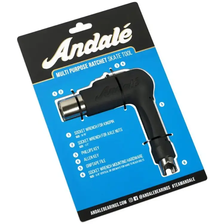 ANDALE Multi Purpose Ratchet Tool Black