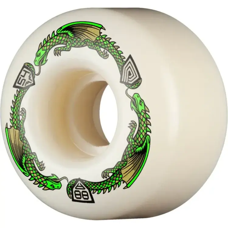POWELL PERALTA POWELL PERALTA Dragon Formula Wheels V4 88A Green 54Mm