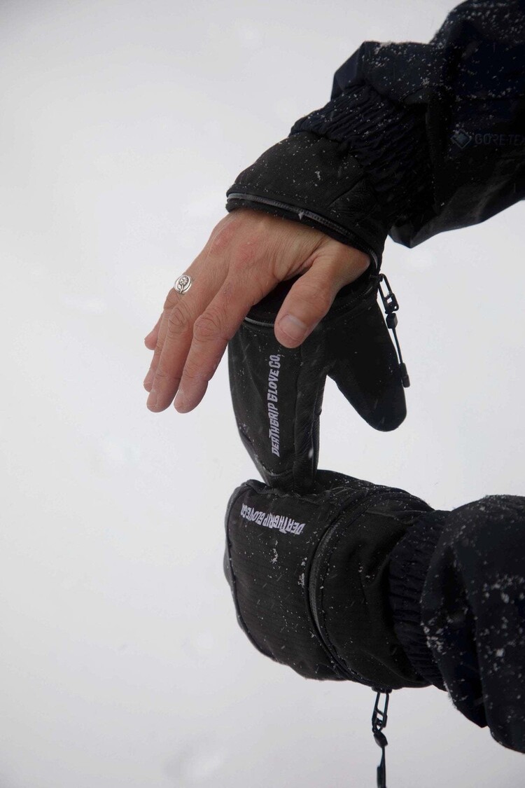 DEATHGRIP DEATHGRIP GLOVE CO. Werewolf Mitt Long Cut Black