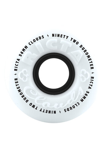 RICTA RICTA Wheels Clouds White Black 92A [54Mm]
