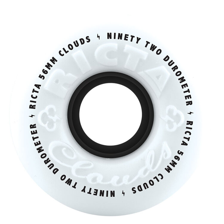 RICTA RICTA Wheels Clouds White Black 92A [54Mm]