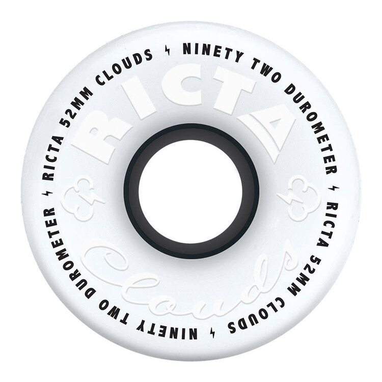 RICTA RICTA Wheels Clouds White Black 92A [54Mm]