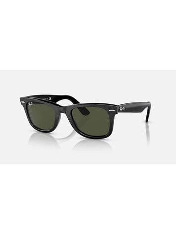 RAY-BAN RAY-BAN Wayfarer Black Black Green