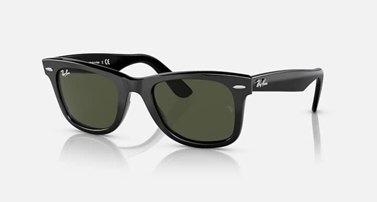 RAY-BAN RAY-BAN Wayfarer Black Black Green