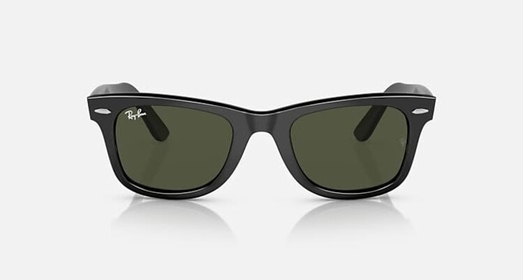 RAY-BAN RAY-BAN Wayfarer Black Black Green