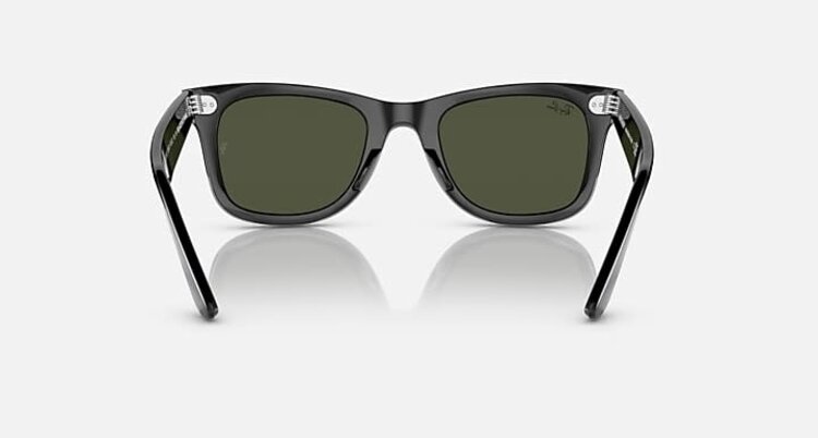 RAY-BAN RAY-BAN Wayfarer Black Black Green