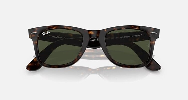 RAY-BAN RAY-BAN Wayfarer Havana Tortoise Green