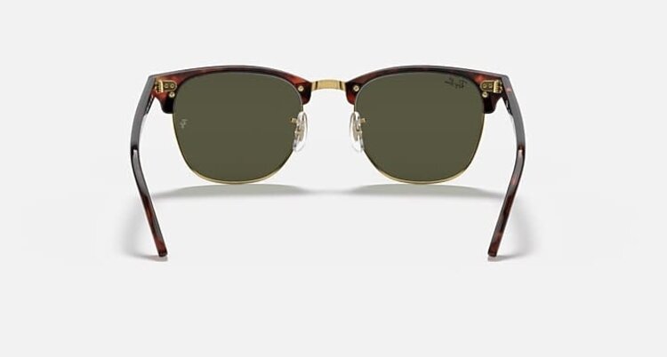 RAY-BAN RAY-BAN Clubmaster Tortoise On Gold Tortoise G-15 Green