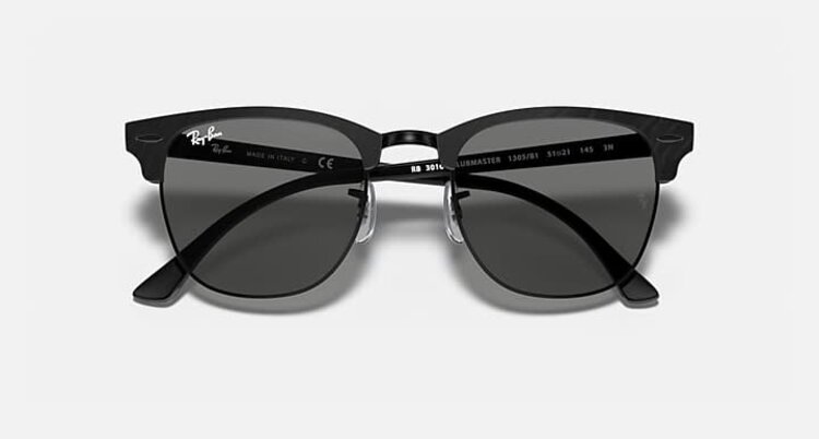 RAY-BAN RAY-BAN Clubmaster Black Black Dark Grey