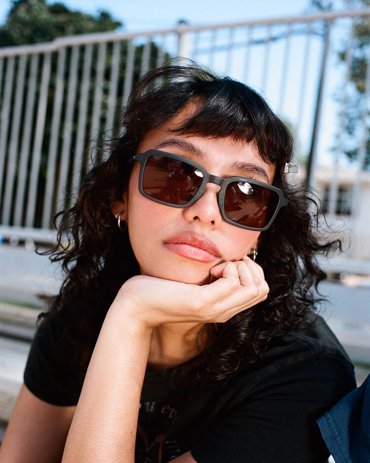 CRAP EYEWEAR CRAP EYEWEAR The Heavy Tropix Sport Matte Shadow Bio / Polarized Sangria