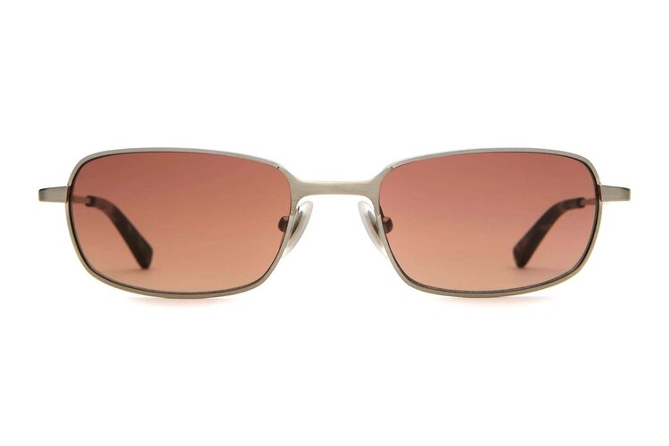 CRAP EYEWEAR CRAP EYEWEAR The Infinite Bloom Matte Silver & Desert Tortoise Bio / Redwood Gradient