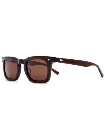 CRAP EYEWEAR CRAP EYEWEAR The Radio Haze Crystal Cola Bio / Polarized Amber Cr-39