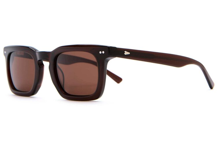 CRAP EYEWEAR CRAP EYEWEAR The Radio Haze Crystal Cola Bio / Polarized Amber Cr-39